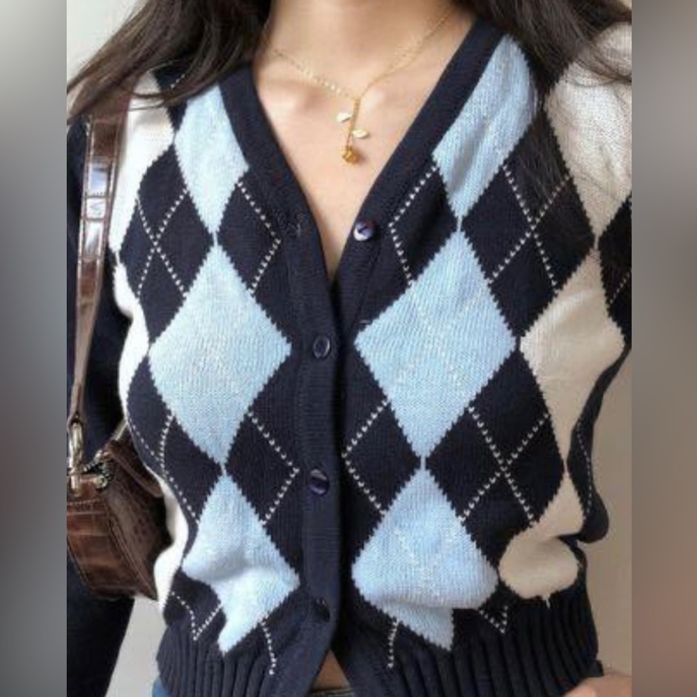 Use but like New Brandy Melville Elizabeth Sweater! No tag BLUE AND OTHER GREY